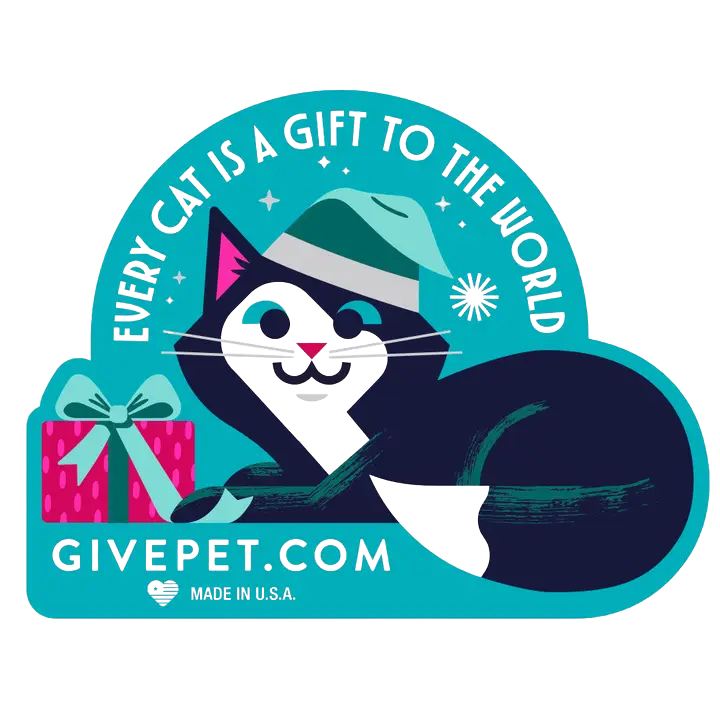 Santa Claws Sticker