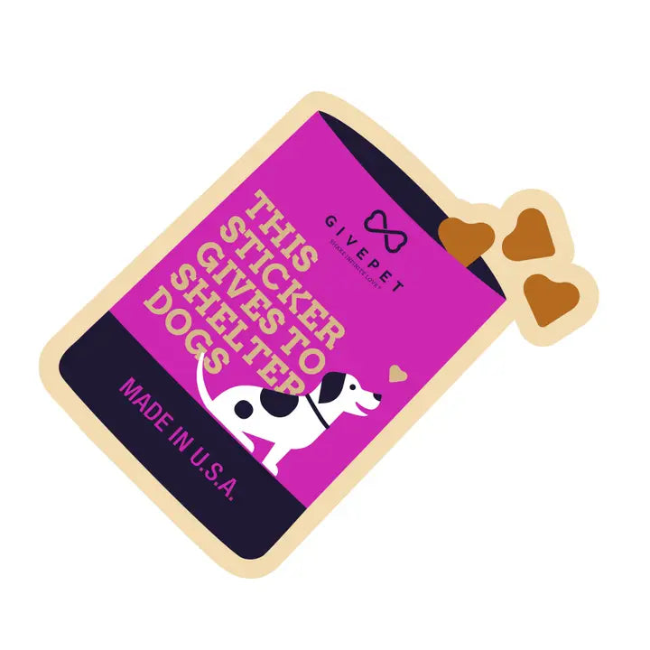 Dog Treat Bag Sticker