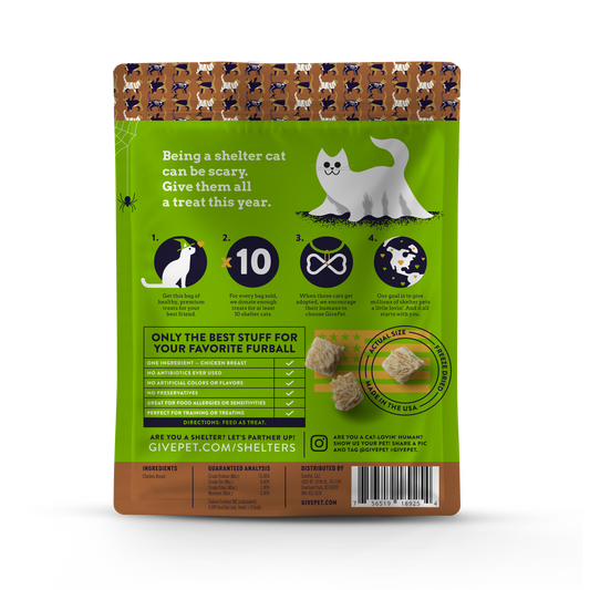 Halloween Purr-ty Freeze-Dried Cat Treats, 1.25oz Bag