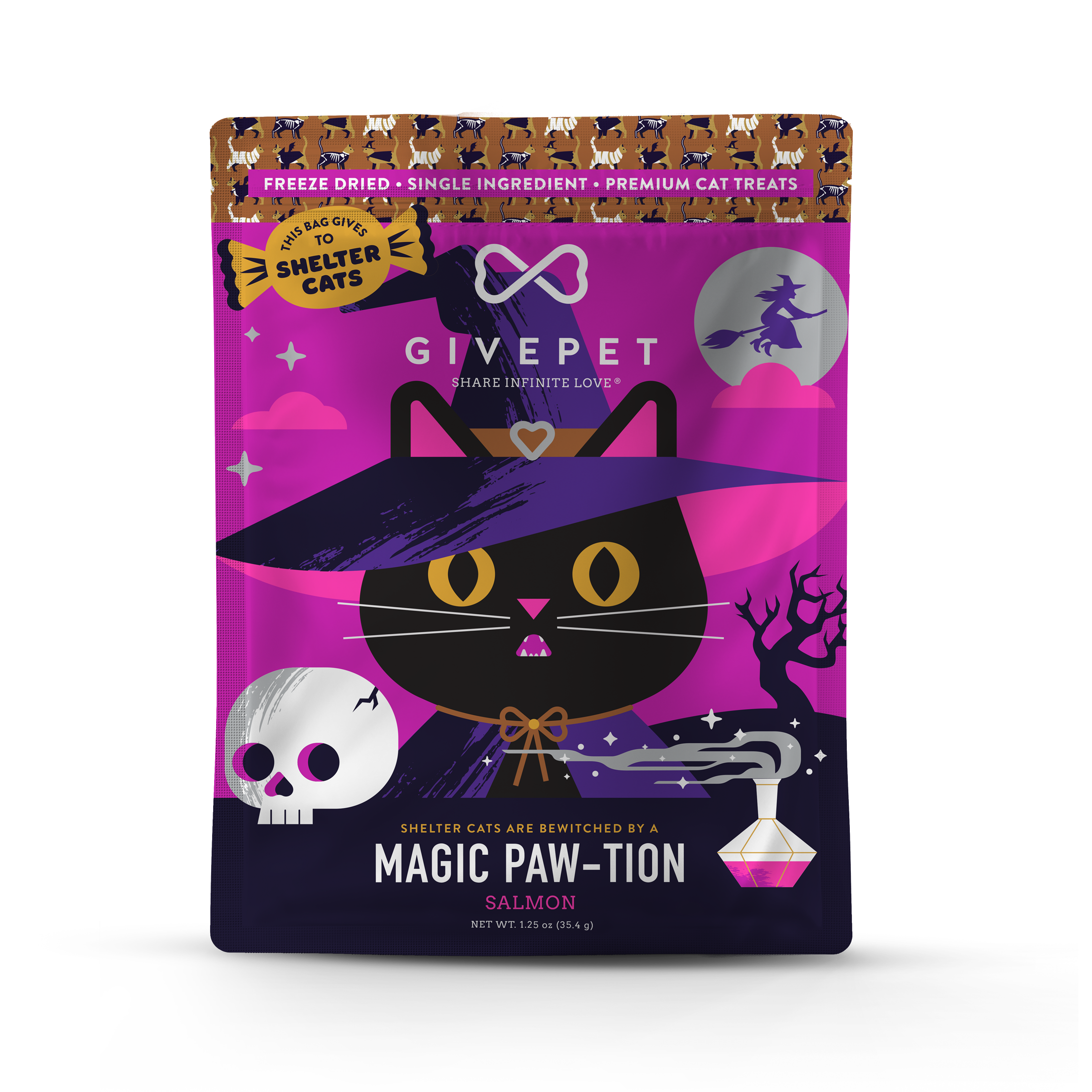Magic Paw-tion Freeze-Dried Cat Treats, 1.25oz Bag – GivePet