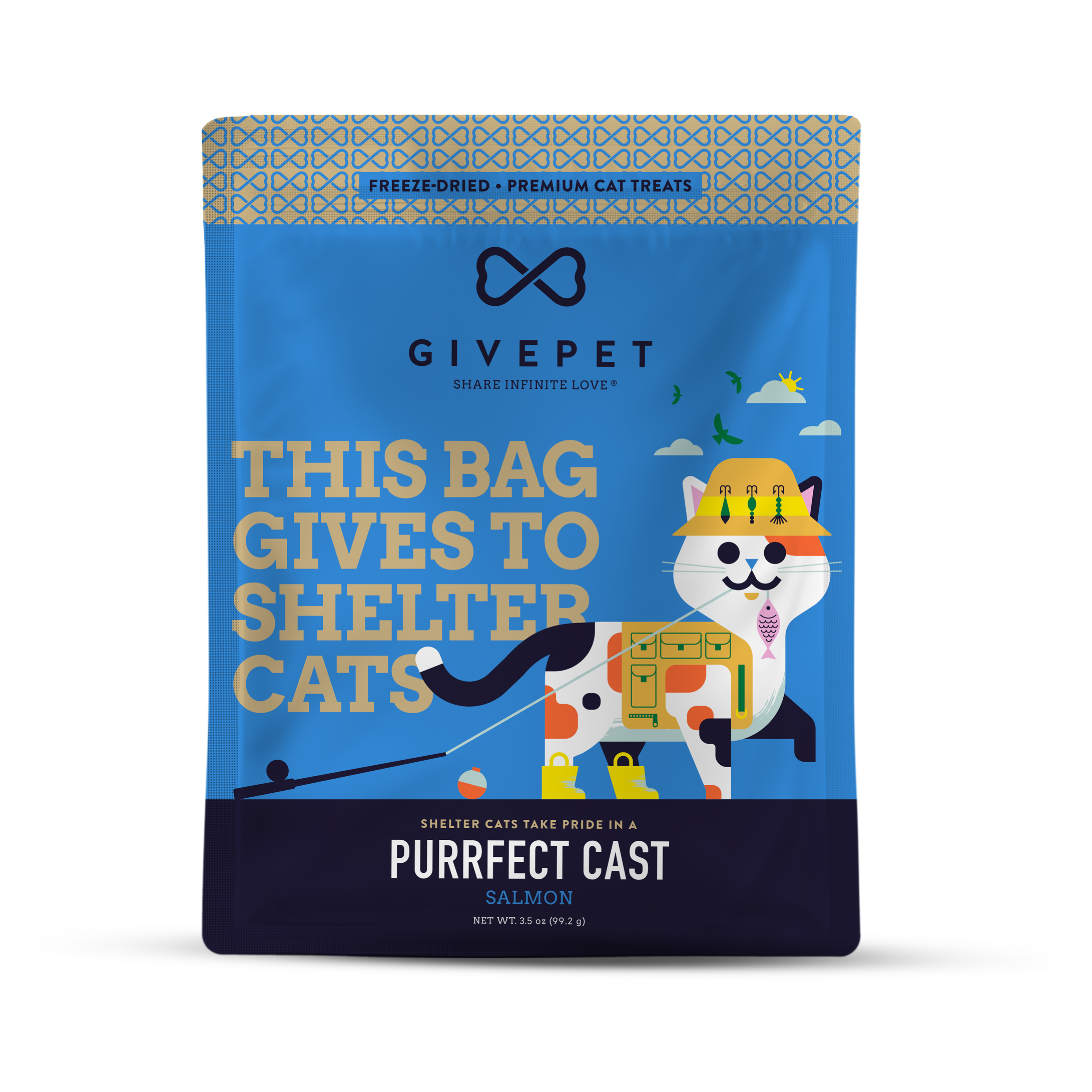 Purrfect Cast Freeze-Dried Cat Treats 3.5oz Bag – GivePet