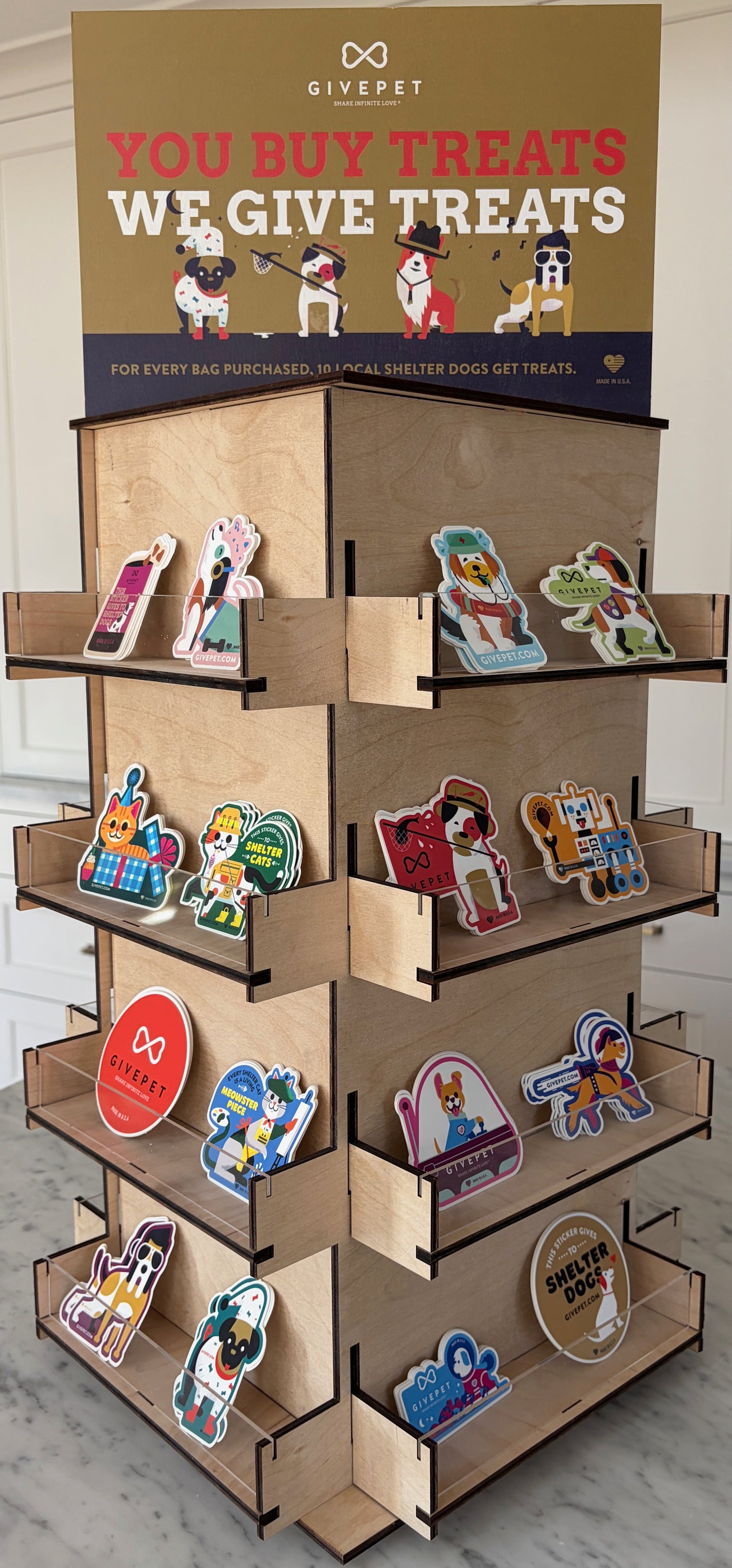 Sticker Display Package