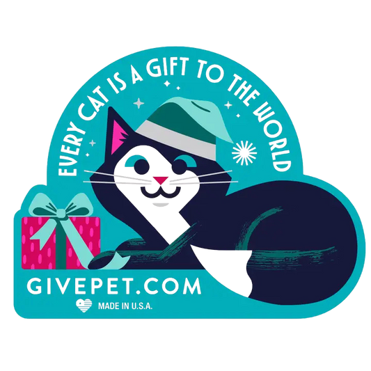 Santa Claws Sticker