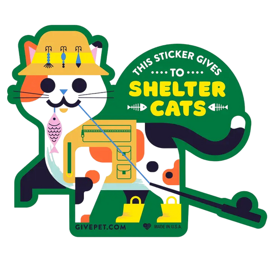 Purrfect Cast Sticker