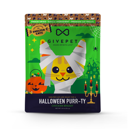 Halloween Purr-ty Freeze-Dried Cat Treats, 1.25oz Bag