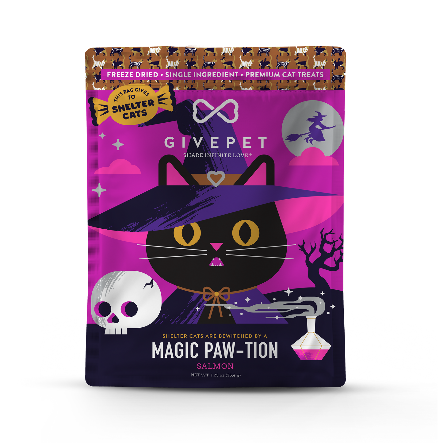 Magic Paw-tion Freeze-Dried Cat Treats, 1.25oz Bag