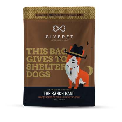 The Ranch Hand Baked Dog Biscuits, 11oz Bag