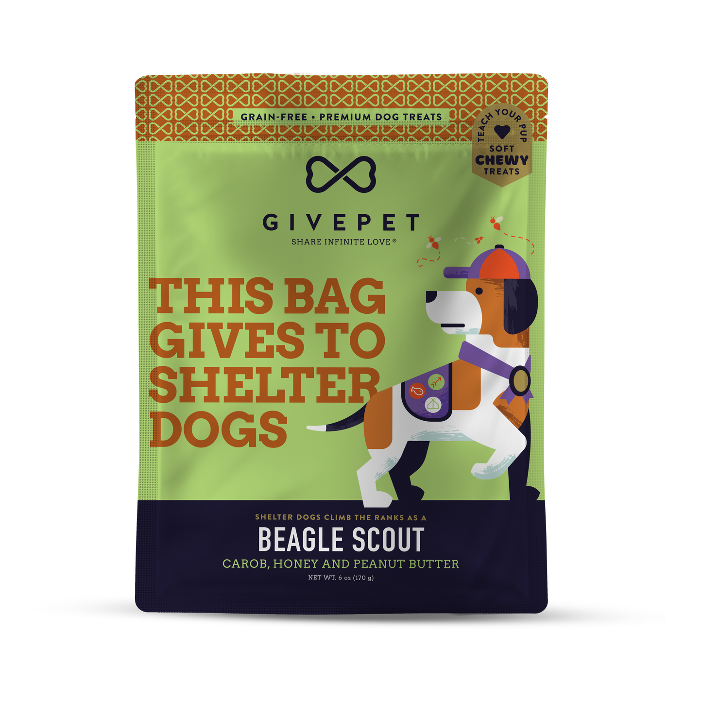 Beagle Scout Soft and Chewy Training Dog Treats, 6oz Bag