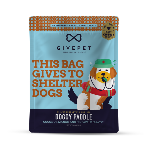 Doggy Paddle Soft and Chewy Training Dog Treats, 6oz Bag