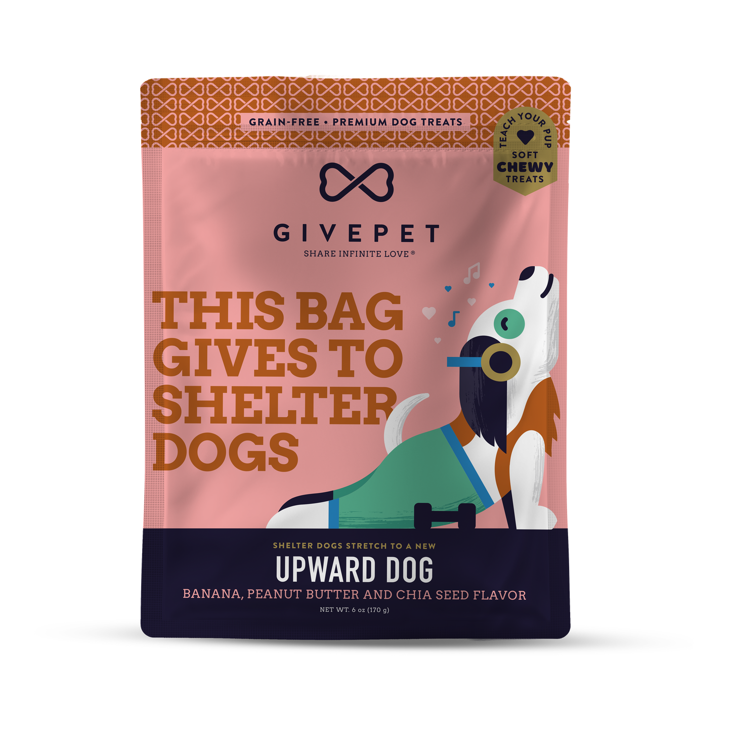 Upward Dog Soft and Chewy Training Dog Treats, 6oz Bag