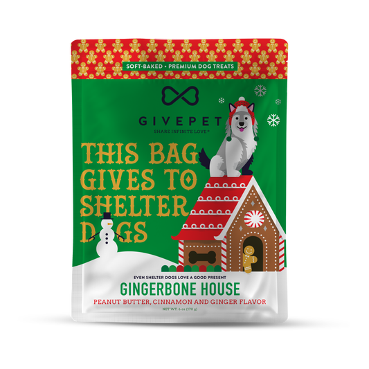 Gingerbone House Soft-Baked Dog Treats, 6oz Bag