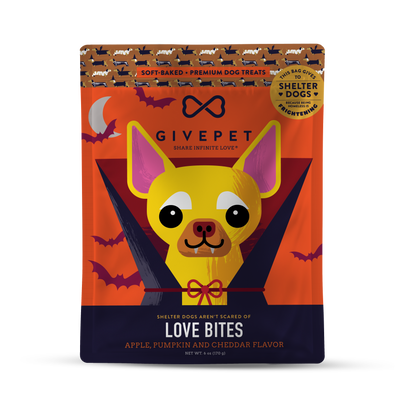 Love Bites Soft-Baked Dog Treats, 6oz Bag