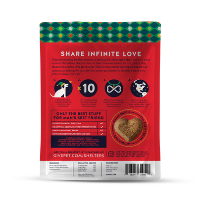Santa's Woofshop Baked Dog Biscuits, 6oz Bag
