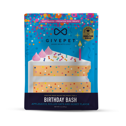 Birthday Bash Soft-Baked Dog Treats, 6oz Bag