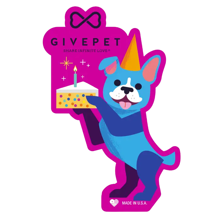 Birthday Frenchie Sticker