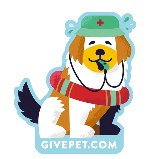 Doggy Paddle Sticker